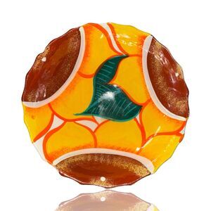 Talavera Hand-Painted Mexican Pottery Bowl Multicolor 5.5" Decor